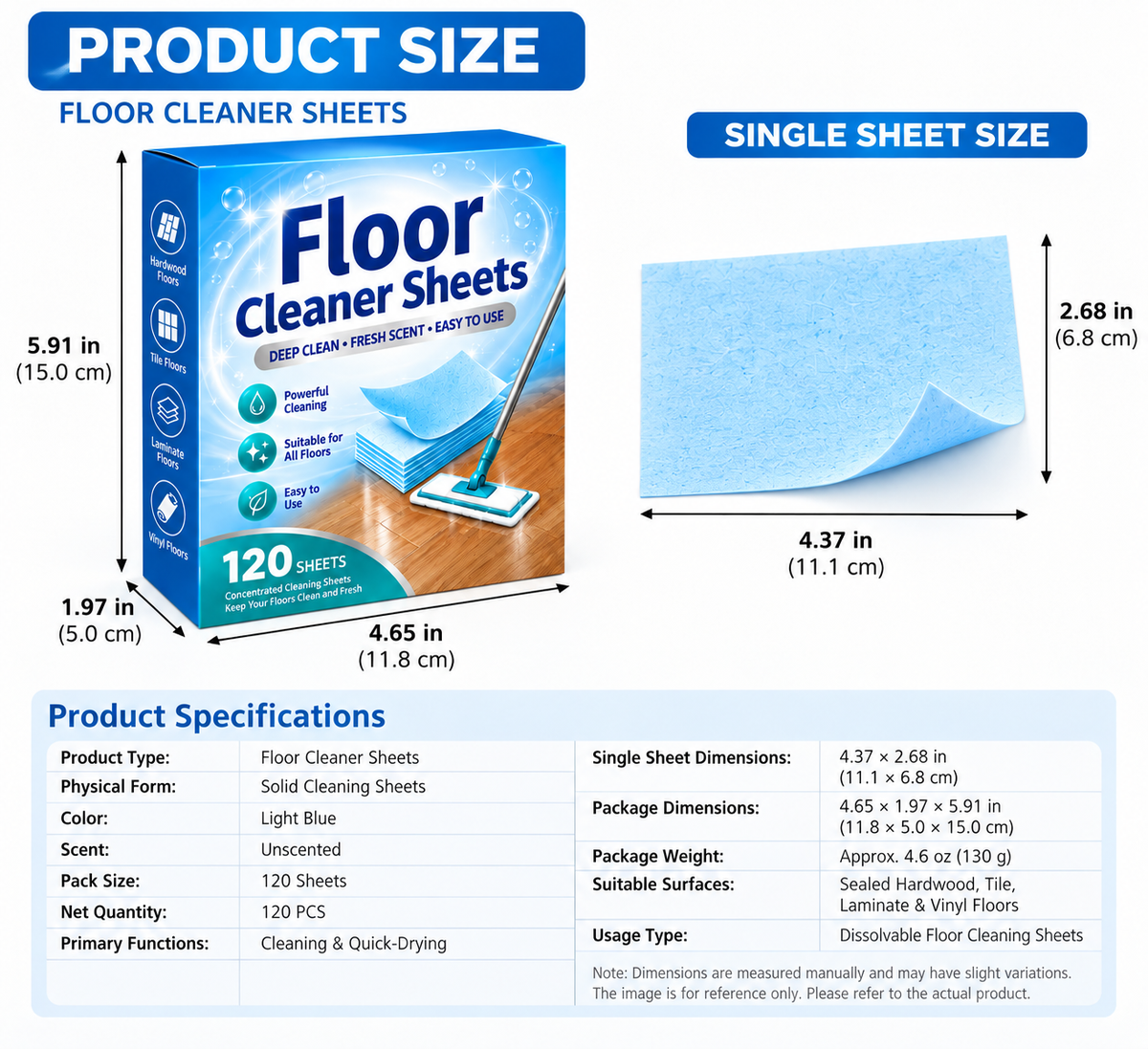 Floor Cleaner Sheets