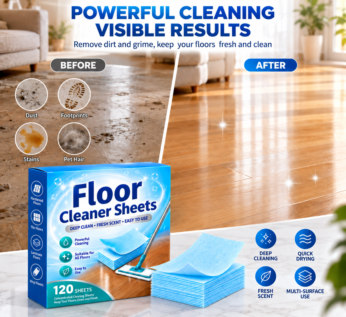 Floor Cleaner Sheets