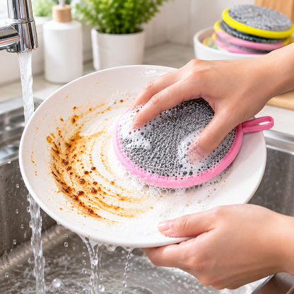 Dual-Sided Thick Cleaning Sponge