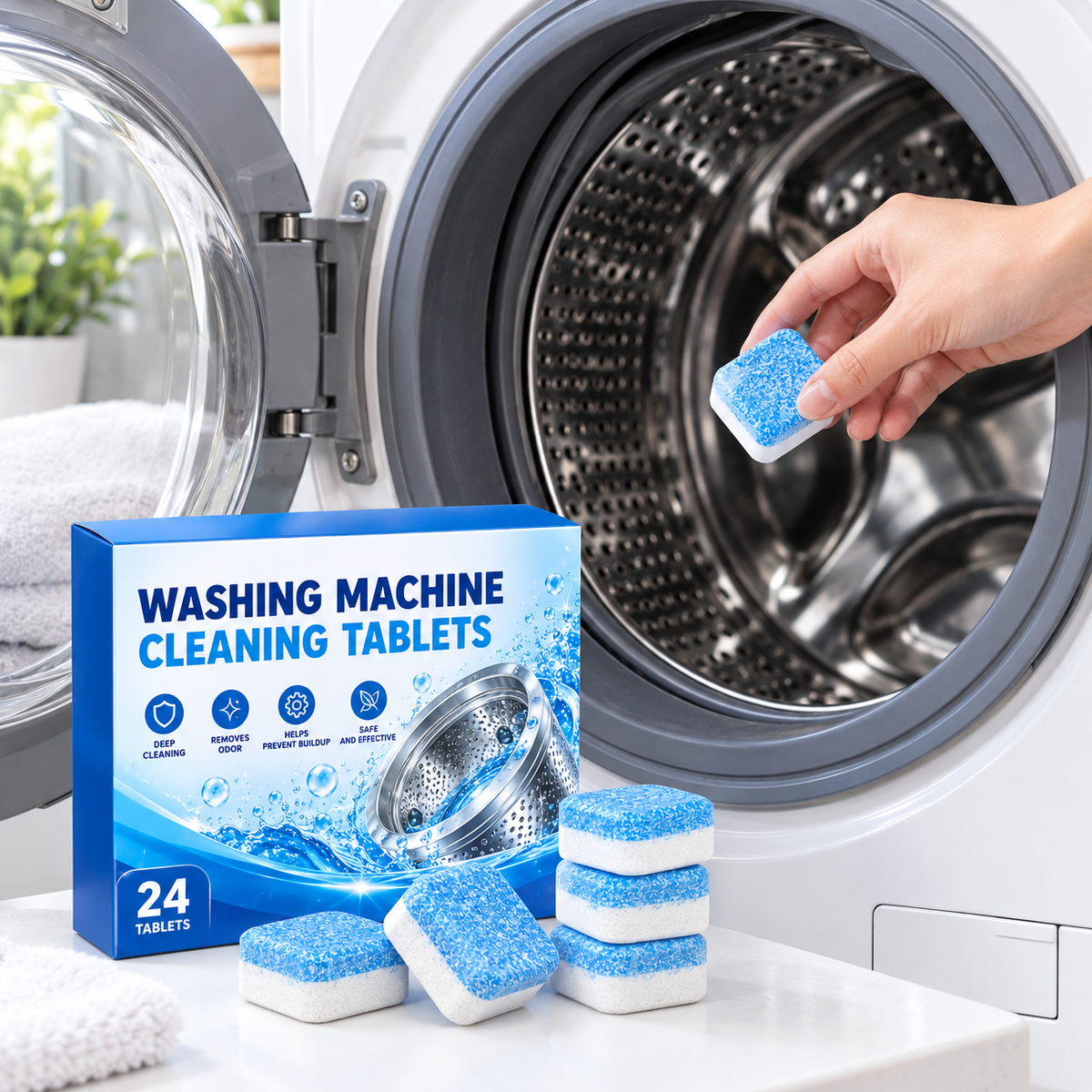 Washing Machine Cleaning Tablets